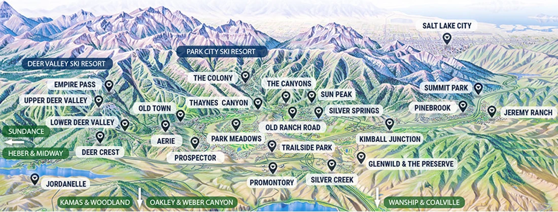 Map of Park City MLS Areas