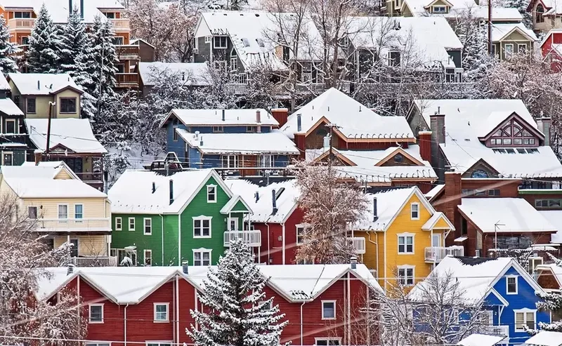 Old town Park City historic homes