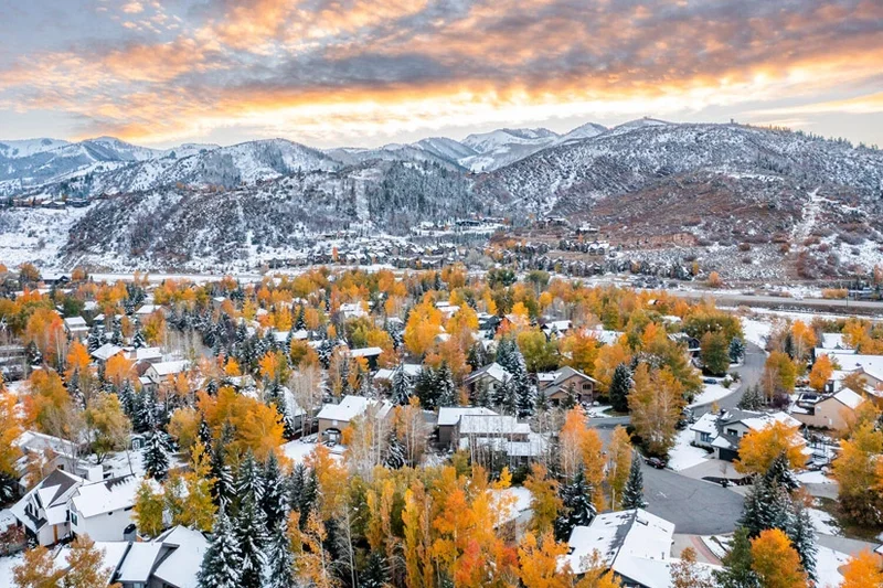 Silver Springs homes from drone