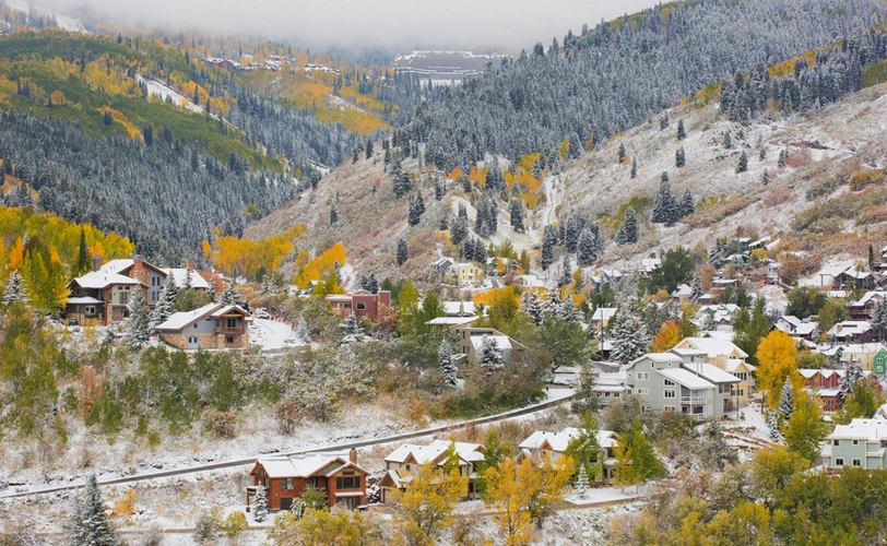 Old Town Ski Street Sign