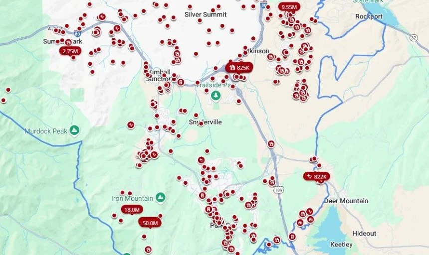 An interactive Google Map search tool to browse listings.