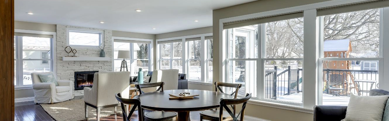 living room in Park Meadows home