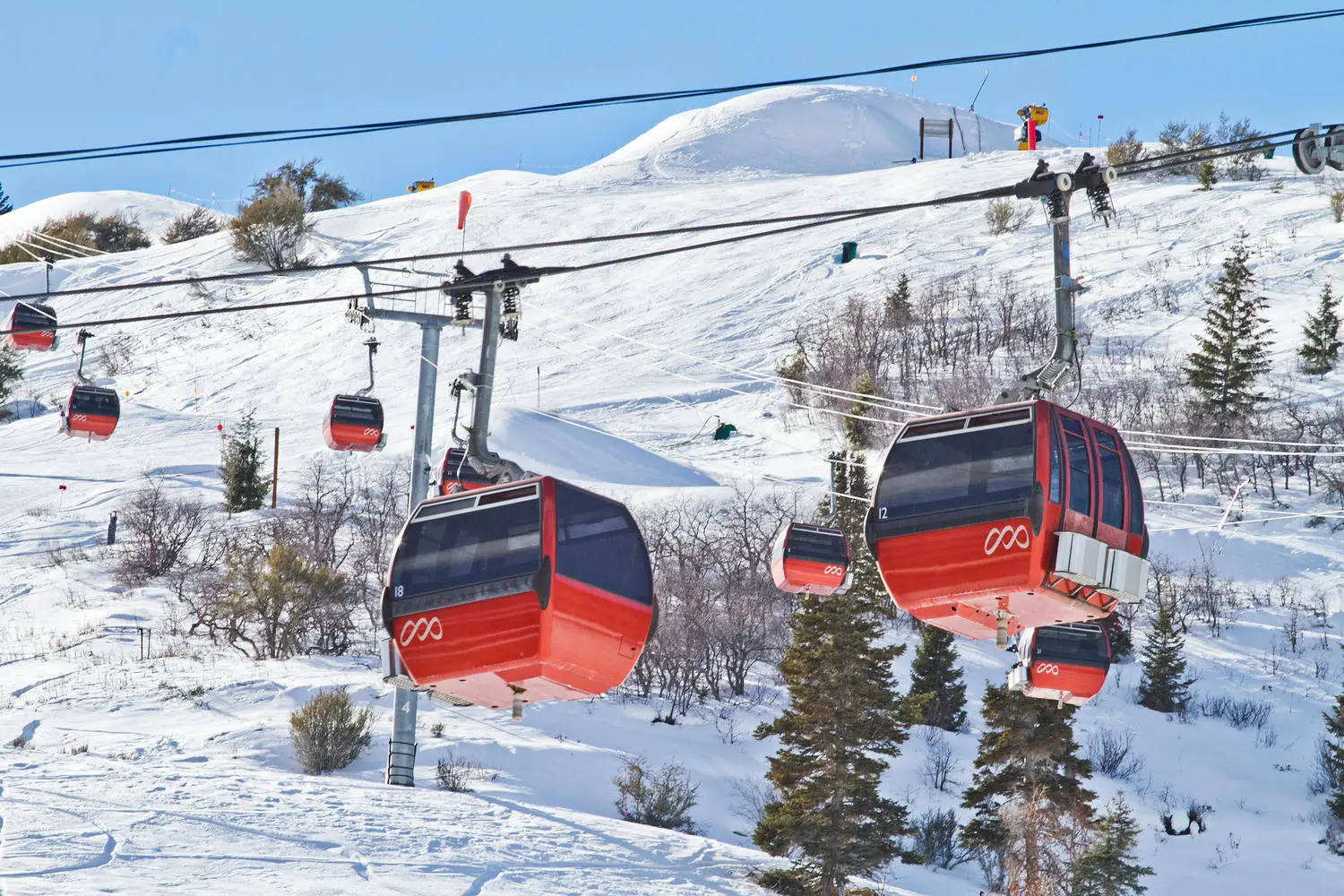 Canyons Village Orange Bubble Lift