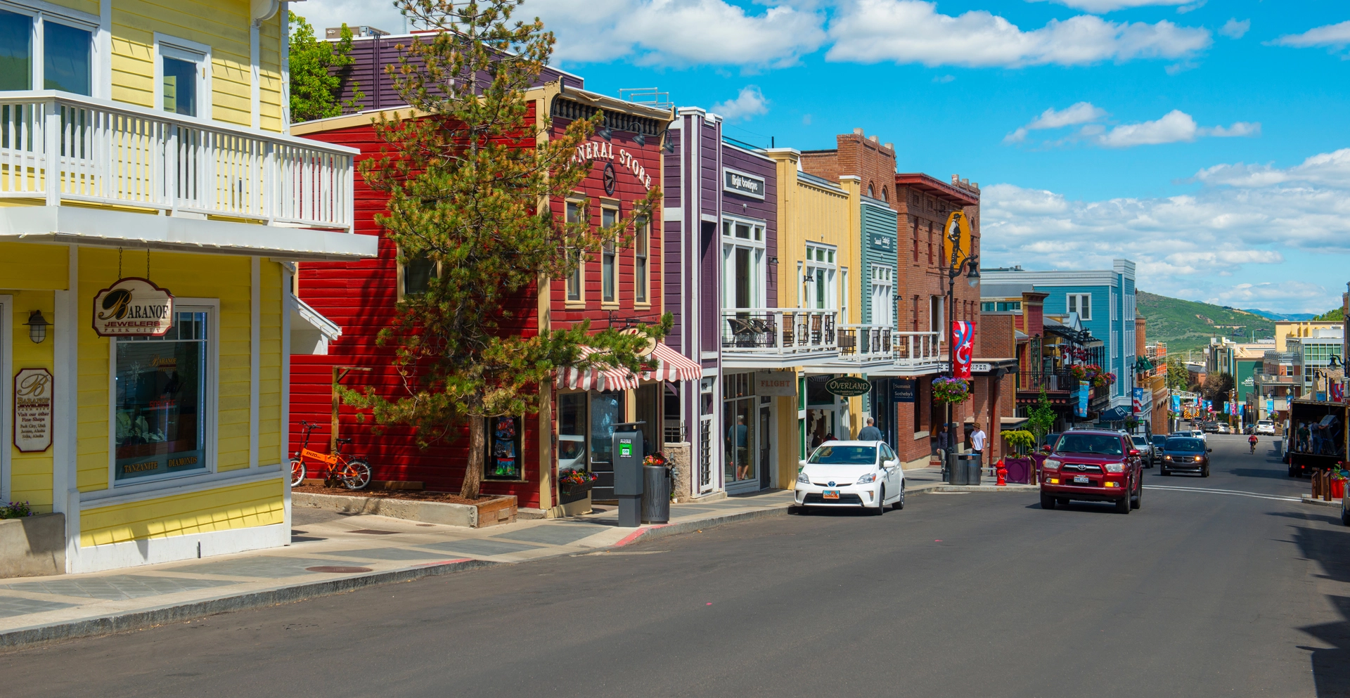 Historic Main Street Stores in Park City Utah