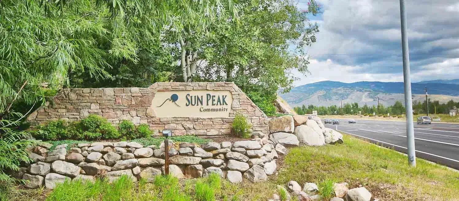 Real Estate sign in Sun Peak